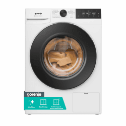 Gorenje WGAM484A Waschmaschine mit Dampffunktion /8 KG /1400 U-Min/ConnectLife /15 Programme/UltraClean/AquaStop/SteamTech/Inverter PowerDrive /30% besser als Energieeffizienzklasse A/Weiß 8 kg, full size, New Angebot bei HelloDeals