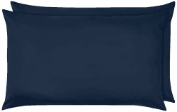 Amazon Basics Mikrofaser Kissenbezug, 50 x 80 cm, 2er-Pack, Marineblau 50x80 cm (2er-Pack) Marineblau Angebot bei HelloDeals