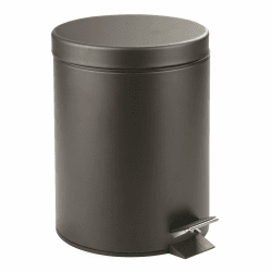 iDesign 44211EU 5-Liter-Stahltritteimer mit Eimereinsatz für Bad / Küche / Büro, Stahl, bronze, 20.32 x 0.254 x 28 cm Angebot bei HelloDeals