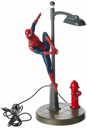 Spider-Man Tischlampe - Offiziell lizenziertes Disney-Tischlicht, Marvel-Strassenbeleuchtung Spider-Man-Spotlight, Geschenk für Multiverse-Fans Angebot bei HelloDeals