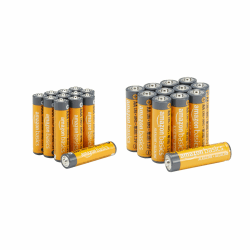 Amazon Basics Hochleistungs-Alkali-Batterien, AA und AAA, Vorteilspack, 12 AA-Batterien und 12 AAA-Batterien, 1,5 V, 10 Jahre lagerfähig, 24 Stück 24er-Pack AA + AAA Angebot bei HelloDeals