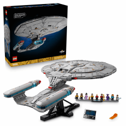 LEGO Icons Star Trek: U.S.S. Enterprise NCC-1701-D - Bauset für Erwachsene - 2 Shuttlepods, Trennfunktion & 9 Minifiguren mit Jean-Luc Picard & William Riker - Geschenk für Männer und Frauen - 10356 Angebot bei HelloDeals