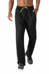 KEFITEVD Herren Jogginghose mit Zip-Taschen Trainingshose Atmungsaktiv Hose XL Schwarz Angebot bei HelloDeals