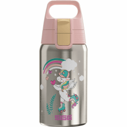 Sigg - Edelstahl Trinkflasche Kinder - Shield One Uni Skate - Für Kohlensäurehaltige Getränke Geeignet - Auslaufsicher - Federleicht - BPA-frei - Grau - 0,5L 1 Uni Skate 0.5 L Angebot bei HelloDeals
