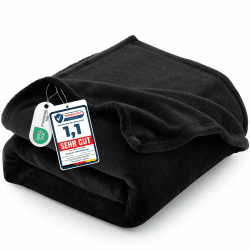 CozyLux 2er Set Kuscheldecke Flauschig Decke 150x200 cm Schwarz 2er set 150x200 cm Schwarz Angebot bei HelloDeals