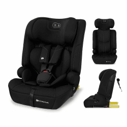 Kinderkraft SAFETY FIX 3 PRO 76-150 cm Kindersitz 9-36 kg, Kinderautositze mit isofix, Einstellung der Kopfstütze und Rückenlehne, extra TOP TETHER, 5 punkt gurte, Schwarz Black SAFETY FIX 3 PRO Angebot bei HelloDeals
