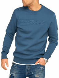 JACK & JONES Infinity Herren Sweatshirt Austin Pullover Sweater XXL Orion Blue / 2 Angebot bei HelloDeals