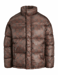 JACK & JONES Male Steppjacke Steppjacke M Black/Detail:AOP Angebot bei HelloDeals