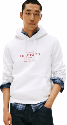 Tommy Hilfiger OVAL Graphic Hoodie 3XL Große Größen White (White) Angebot bei HelloDeals