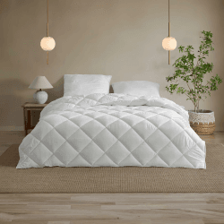 Samthus Diamant Bettdecke 200x200cm aus weicher Mikrofaser Sommerdecke Leichte Sommerdecke 200 x 200 cm Angebot bei HelloDeals