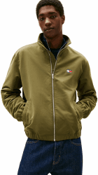 Tommy Jeans Herren Tjm Essential Jacket Ext Dm0dm22720 Andere Jacken (1er Pack) S GREEN (Dark Greenery) Angebot bei HelloDeals