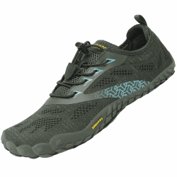 SAGUARO Unisex Barfußschuhe Atmungsaktiv Leichte Fitnessschuhe Breiter Zehenbox 44 EU Stricken Grün Angebot bei HelloDeals