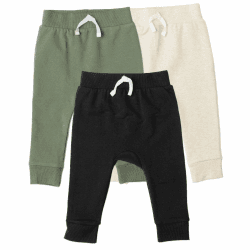 Gerber Baby - Jungen Trainingshose Toddler 3-Pack Jogger Pants 24 Monate Green/Black Angebot bei HelloDeals