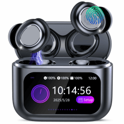 Bluetooth Kopfhörer In Ear, 48H Schlafkopfhörer Seitenschläfer Touchscreen Black Angebot bei HelloDeals