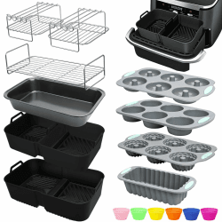 Airfryer Zubehör für Ninja AF500EU Foodi FlexDrawer 10,4l Dual Zone Geeignet für Ninja AF500 Angebot bei HelloDeals