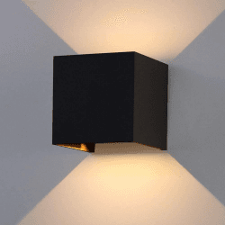K-Bright 12W LED Außenlampe Einstellbar Abstrahlwinkel 3000K, Schwarz Angebot bei HelloDeals