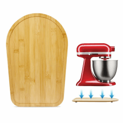 Bambus Gleitbrett für Kitchen Aid Artisan 4.5-5 Qt (4,3L - 4,8L), Verschiebbare Unterlage für Kitchenaid Küchenmaschine, Rührmaschine Gleitbrett für Kitchen Aid Zubehör 5K45SS 5KSM175PS 5KSM125 Natur Gleitbrett für Tilt Head 4,3-4,7L Angebot bei HelloDeals