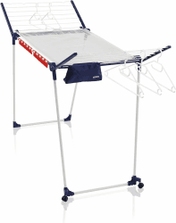 Leifheit Wäscheständer Pegasus 200 Solid Deluxe Mobile, 20 m Trockenlänge mit Rollen Angebot bei HelloDeals