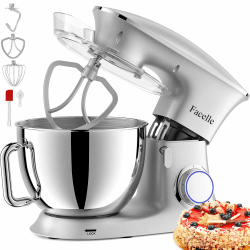 Küchenmaschine Knetmaschine 2000W 8,5L Teigknetmaschine Teigmaschine Silber Angebot bei HelloDeals