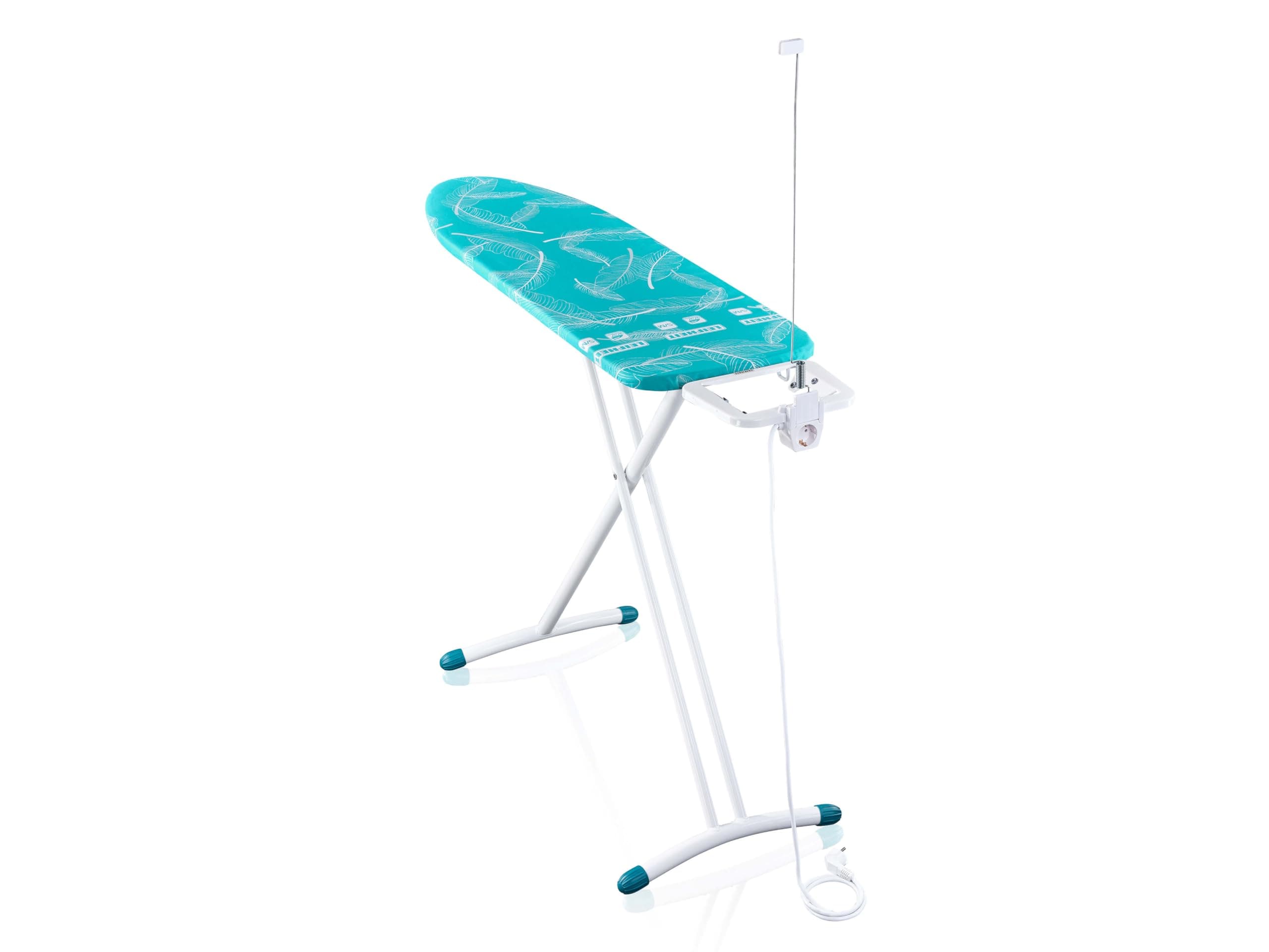 Leifheit Bügelbrett Air Board M Solid Plus, Bügelbezüge bis 120 x 38 cm Türkis Angebot bei HelloDeals