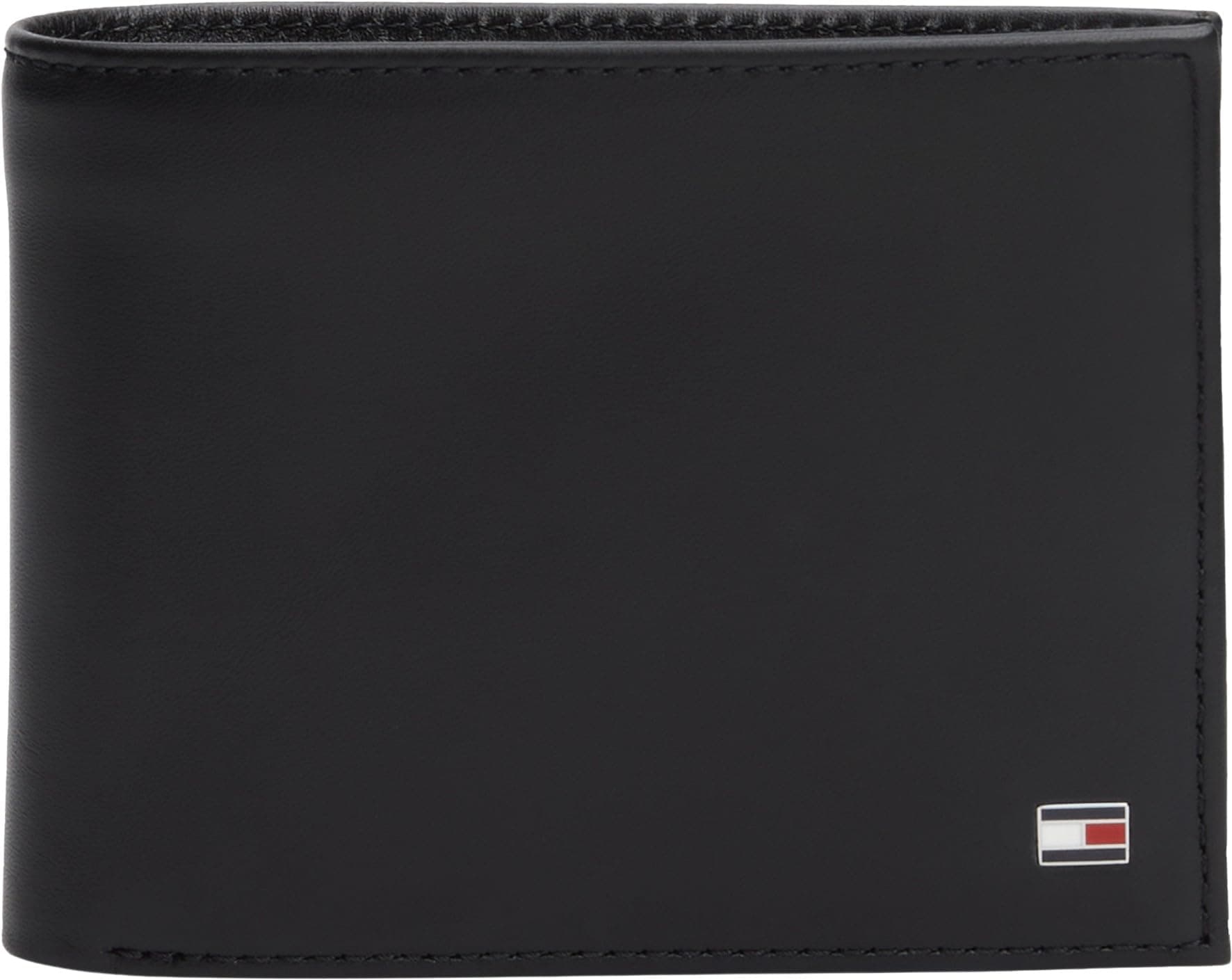 Tommy Hilfiger Herren Geldbeutel Eton mit Münzfach Schwarz (Black) Angebot bei HelloDeals