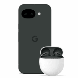 Google Pixel 10a 128GB Obsidian + Buds 2a - Hazel Mit Buds 2a Obsidian 128GB Angebot bei HelloDeals
