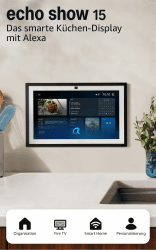 Amazon Echo Show 15 (neueste generation) | 15,6-Zoll-Smart-Display in Full HD, mit integriertem Fire TV und Alexa-Sprachfernbedienung, mit Alexa+ Early Access 15 Zoll Nur Gerät Angebot bei HelloDeals