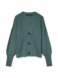 VERO MODA Female Strickjacke VMLEA Strickjacke M Balsam Green Angebot bei HelloDeals