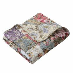 Greenland Home Blooming Prairie Throw Blanket, Full, Multi Volle Größe Böhmisch Angebot bei HelloDeals