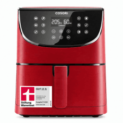 Cosori Airfryer, mit Shake-Reminder, 11-in-1 5,5L Heißluftfritteuse Premium 5.5 L Rot Angebot bei HelloDeals