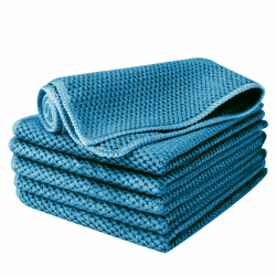 Mikrofasertücher 6 Stück 30x30 cm Reinigung Küche Auto Fenster (Blau) Angebot bei HelloDeals
