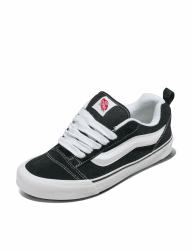 Vans Unisex Knu Skool Sneaker 37 EU Black True White Angebot bei HelloDeals
