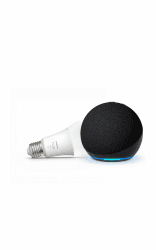 Echo Dot (Neueste Generation) mit Alexa+, Anthrazit + Philips Hue White Smart LED-Lampe (E27), Sprachgesteuerte Beleuchtung im Set Angebot bei HelloDeals
