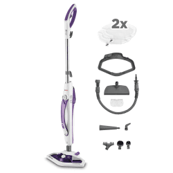 Polti Vaporetto SV440 Double, 2-in-1 Dampfmopp mit Handgerät 11 Zubehörteile Angebot bei HelloDeals