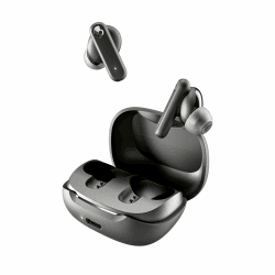 Skullcandy Smokin' Buds In-Ear Wireless-Kopfhörer, 20 Std. Akkulaufzeit, 50% nachhaltiger Kunststoff, Mikro, kompatibel mit iPhone, Android und Bluetooth-Geräten - Schwarz true black Angebot bei HelloDeals