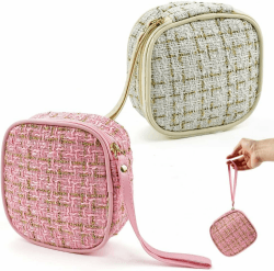 CAREDGO 2 STK Kosmetiktasche Klein für Handtasche Schminktasche Kulturbeutel Aufbewahrung Binden Tampons Perioden Damenbinde Tasche Mini Binden Aufbewahrung Tasche mit Reißverschluss für Mädchen