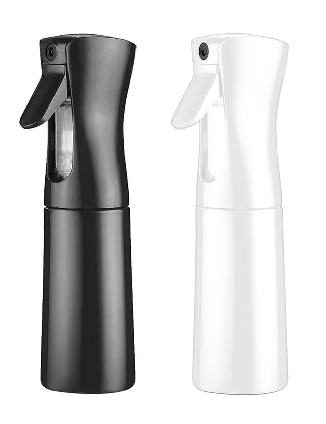 SIVLKI 2er Pack Wassersprühflasche, 200 ml Zerstäuber Drucksprüher Ultrafeines Kontinuierliches Spray