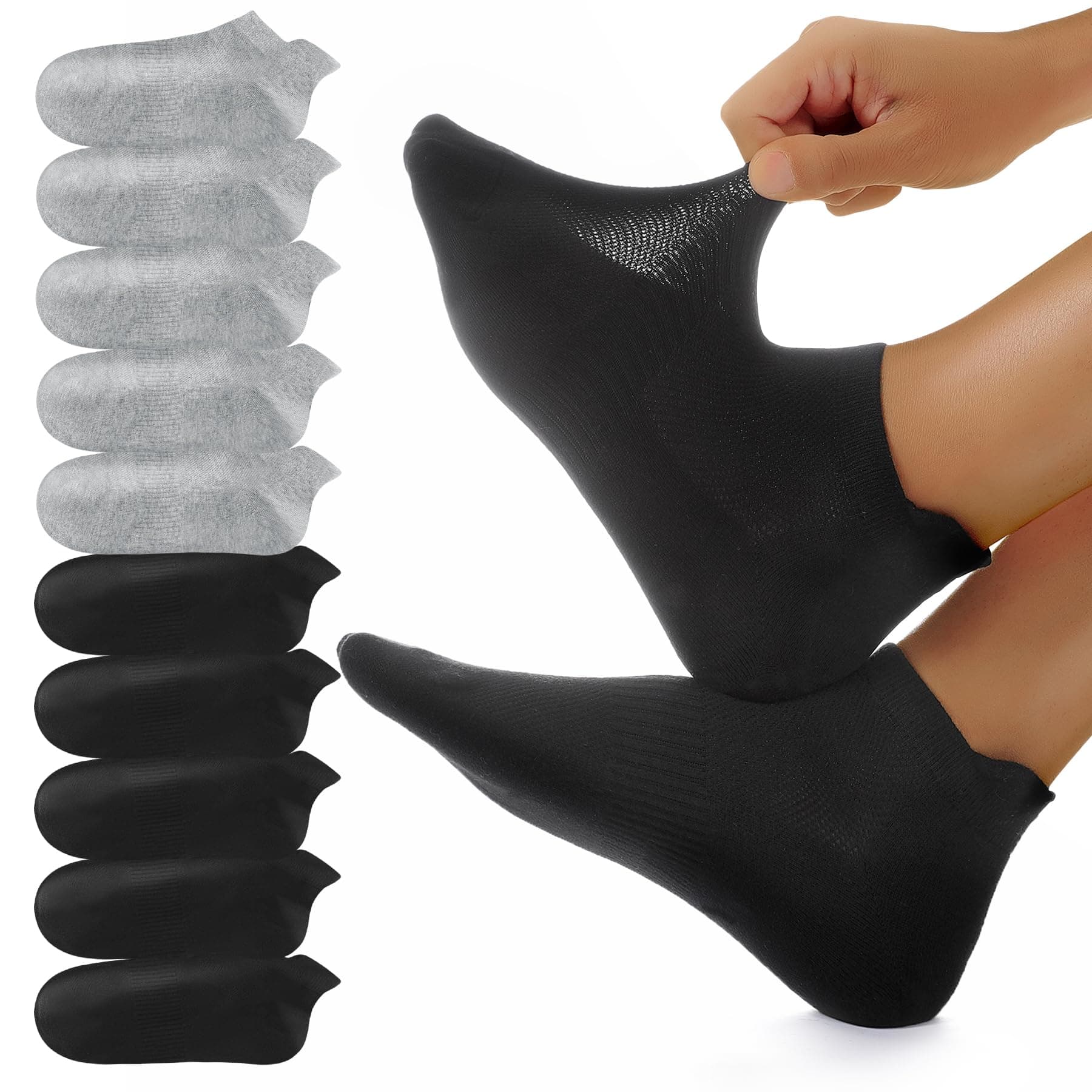 YouShow Sneaker Socken - Hochwertige Baumwolle, Atmungsaktivität 🧦🏃♂️