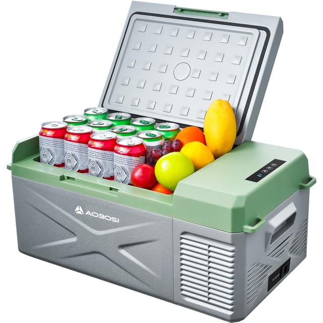 🚗🏕️ AAOBOSI Kompressor Kühlbox 16L - Perfekter Begleiter für Reisen und Outdoor-Aktivitäten