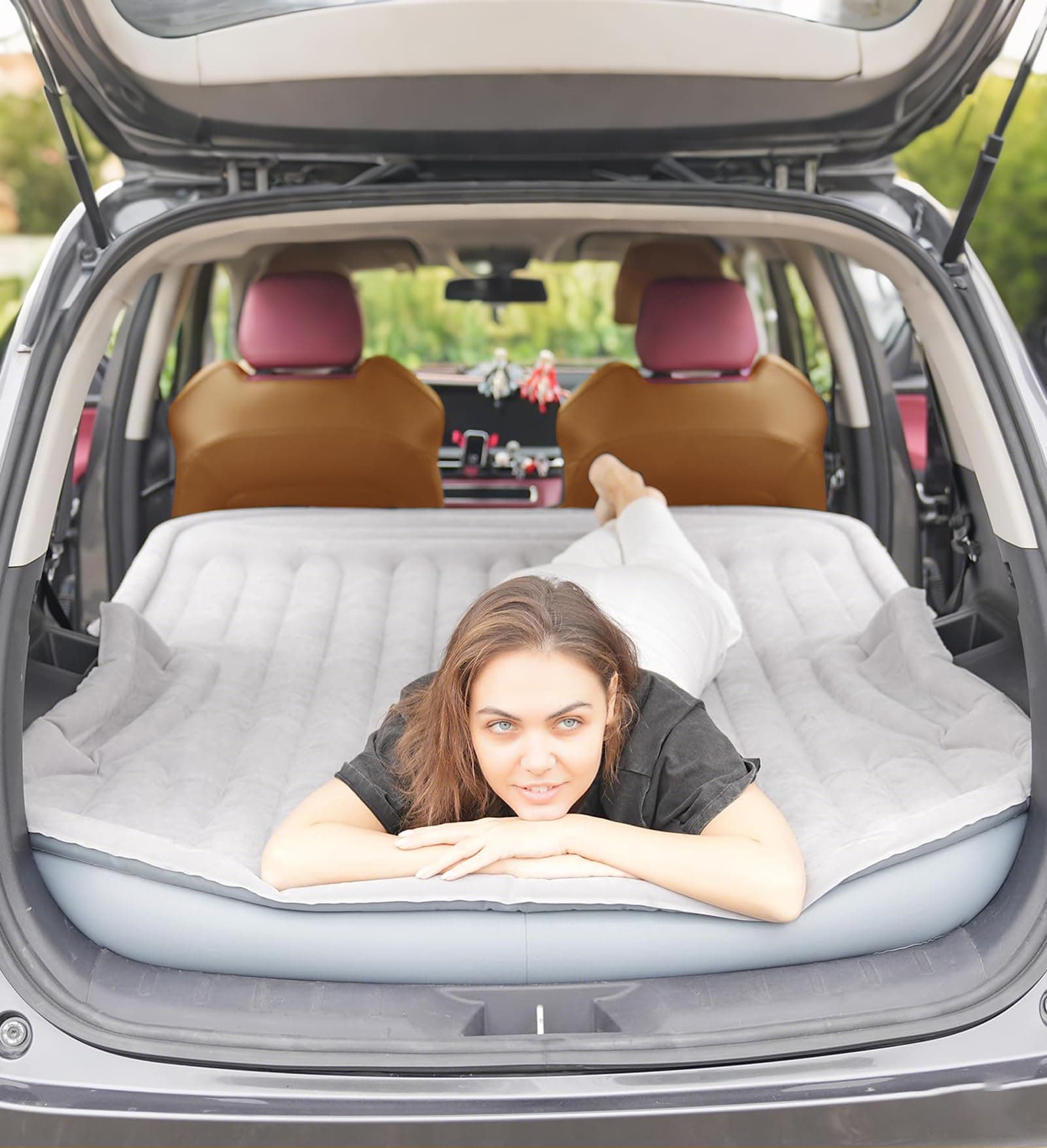 KMZ SUV Air Matratze - Camping Matratze mit integrierter Pumpe 🚗🏕️