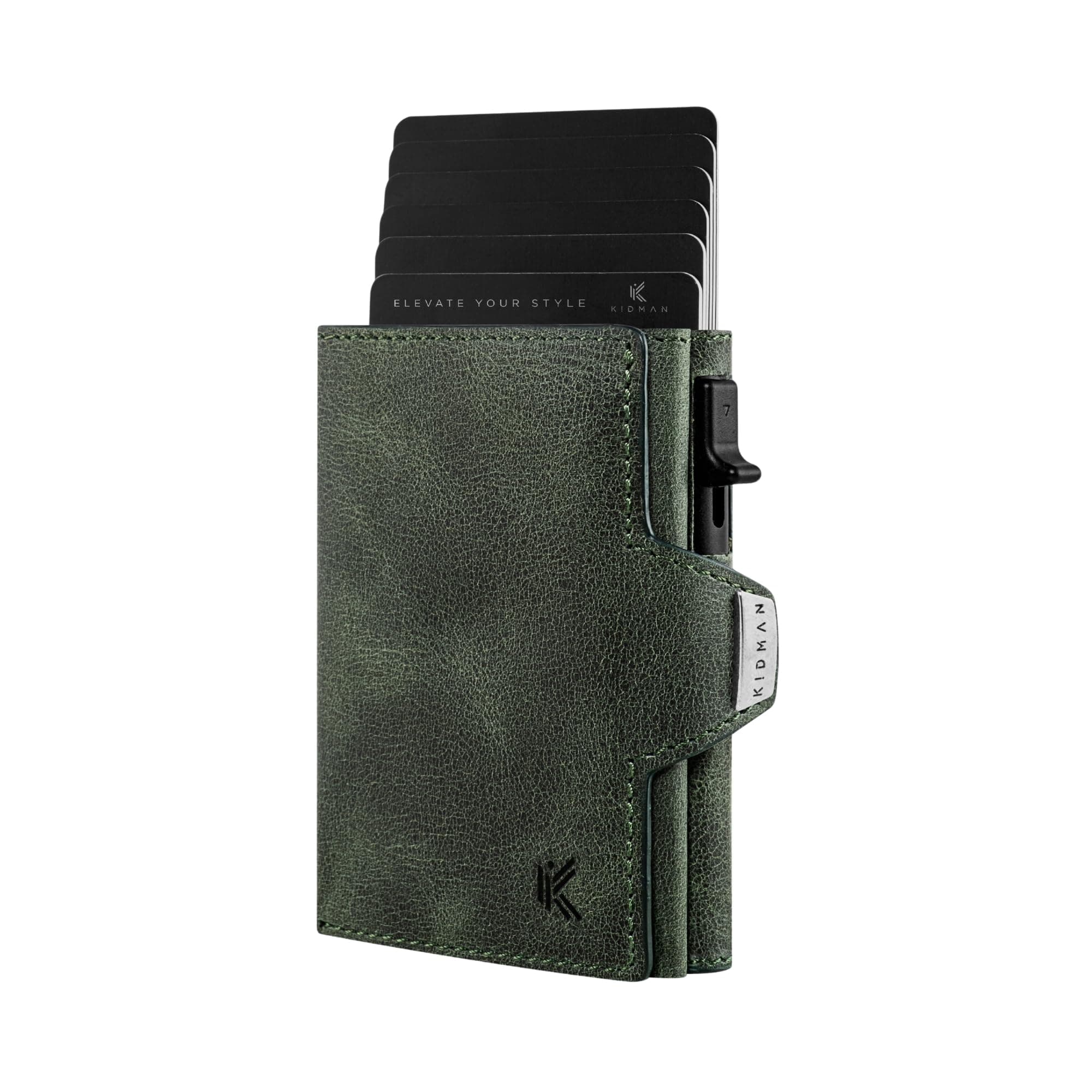 K!DMAN Icarus I Echtleder Slim Wallet mit Alucase und Münzfach 🌟
