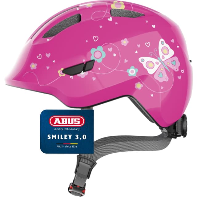 ABUS Kinderhelm Smiley 3.0 - Fahrradhelm für Mädchen und Jungs 😊🚴♀️