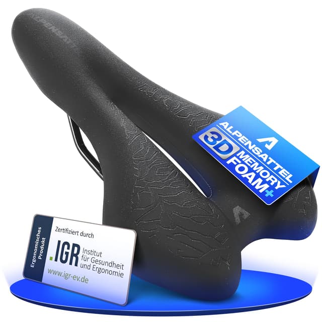 Alpensattel 3.0 Fahrradsattel 🚴♂️ | Ergonomischer Sattel für Herren & Damen