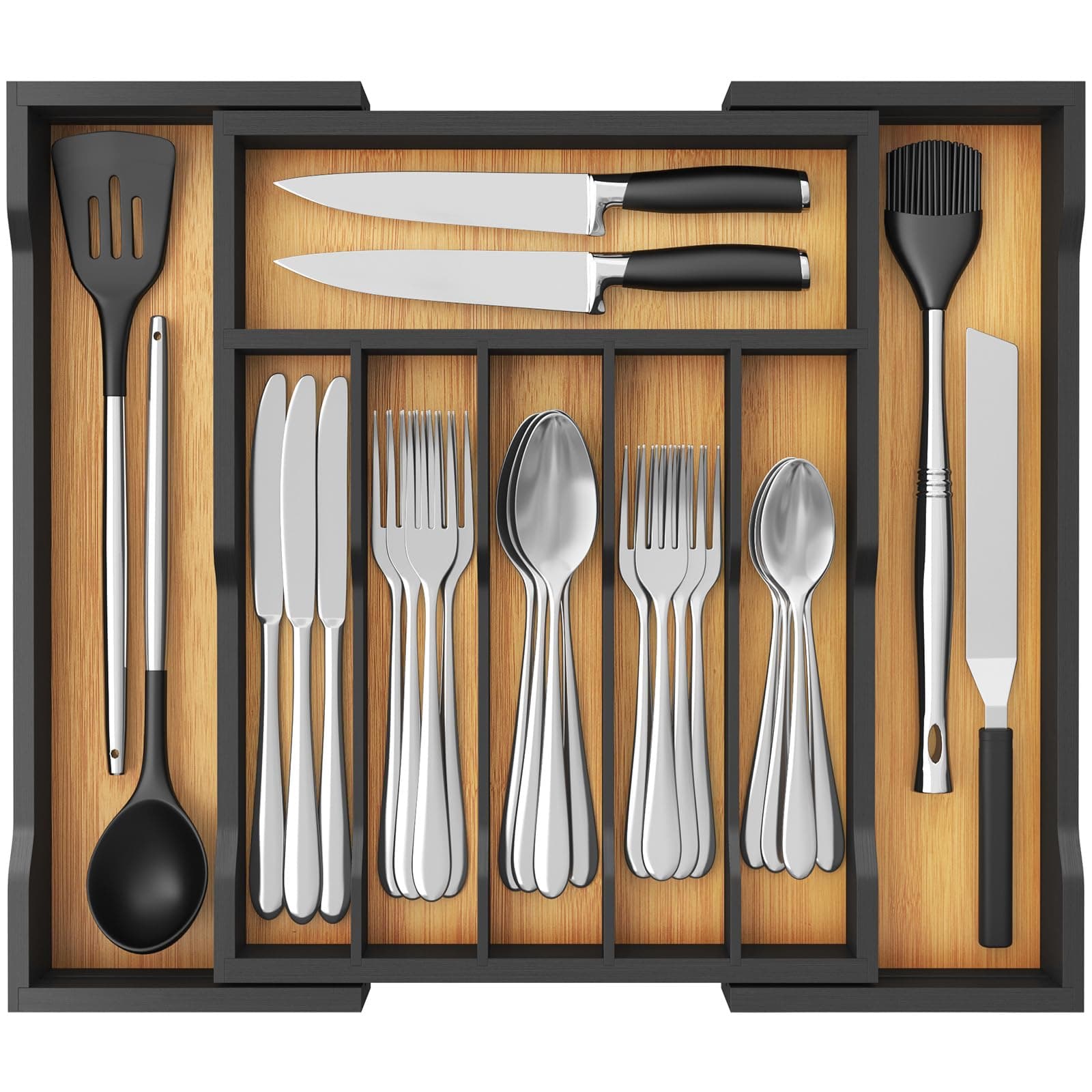 Lifewit Bambus Besteckkasten: Organisieren Sie Ihre Küchenschubladen! 🍴