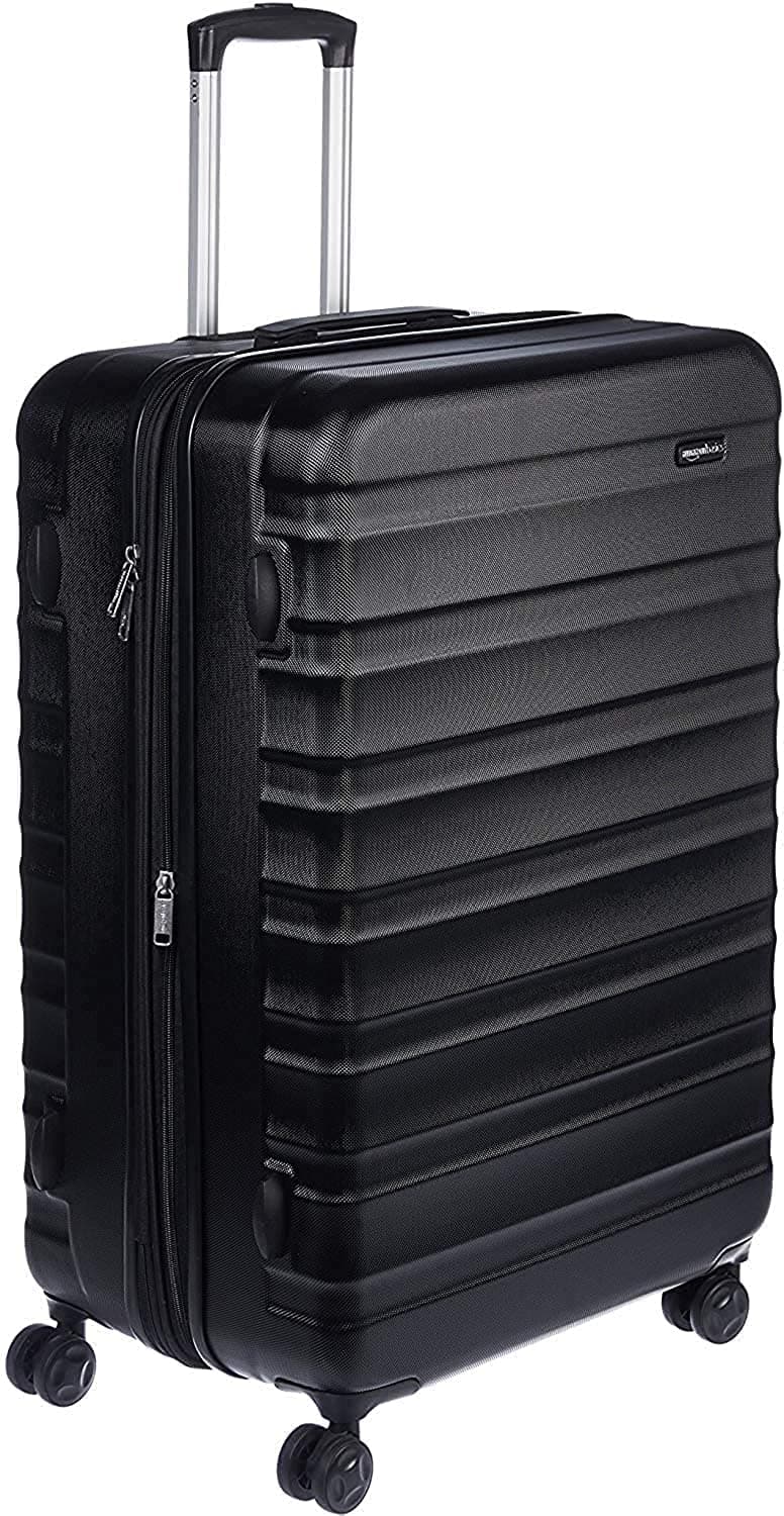 đź§ł Amazon Basics Hartschalen-Koffer - 78 cm, Orange-Braun - 1-StĂĽck