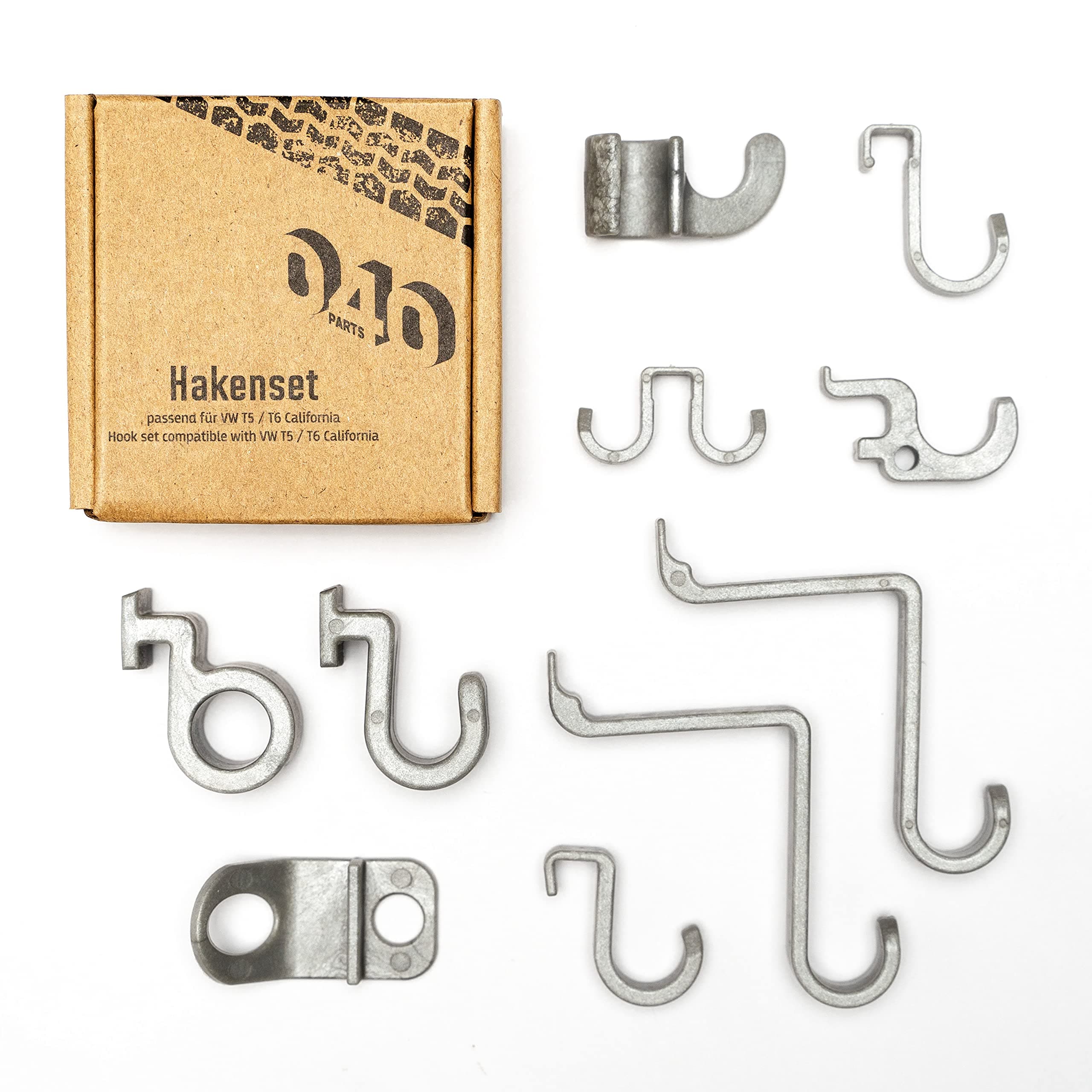 đ Mixcover 040 Teile 10er Haken Set fĂŒr VW California T5 T6 T6.1 Bulli Camper đïž
