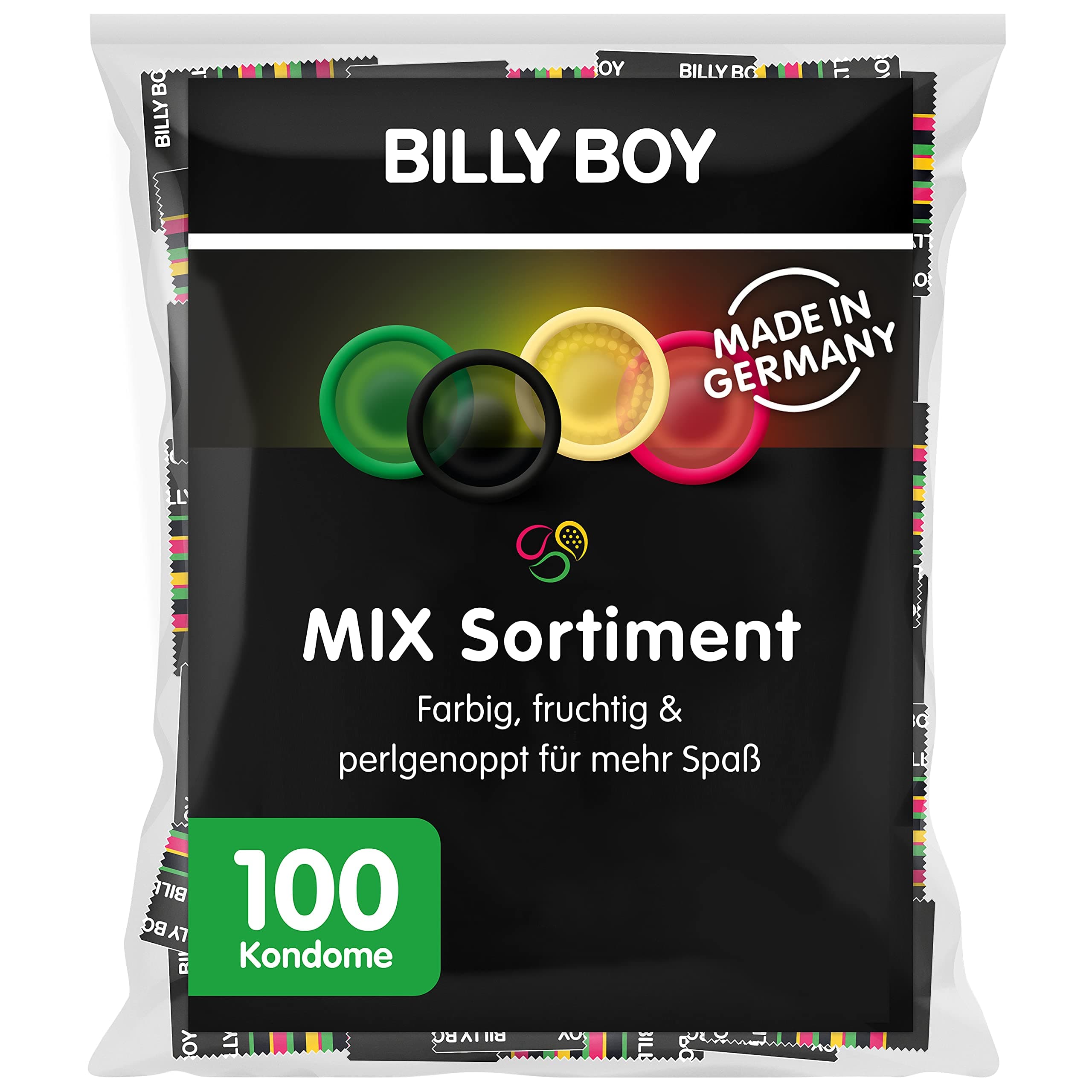 đđ BILLY BOY Kondome Mix-Sortiment, 100 StĂŒck Big Mix đđ