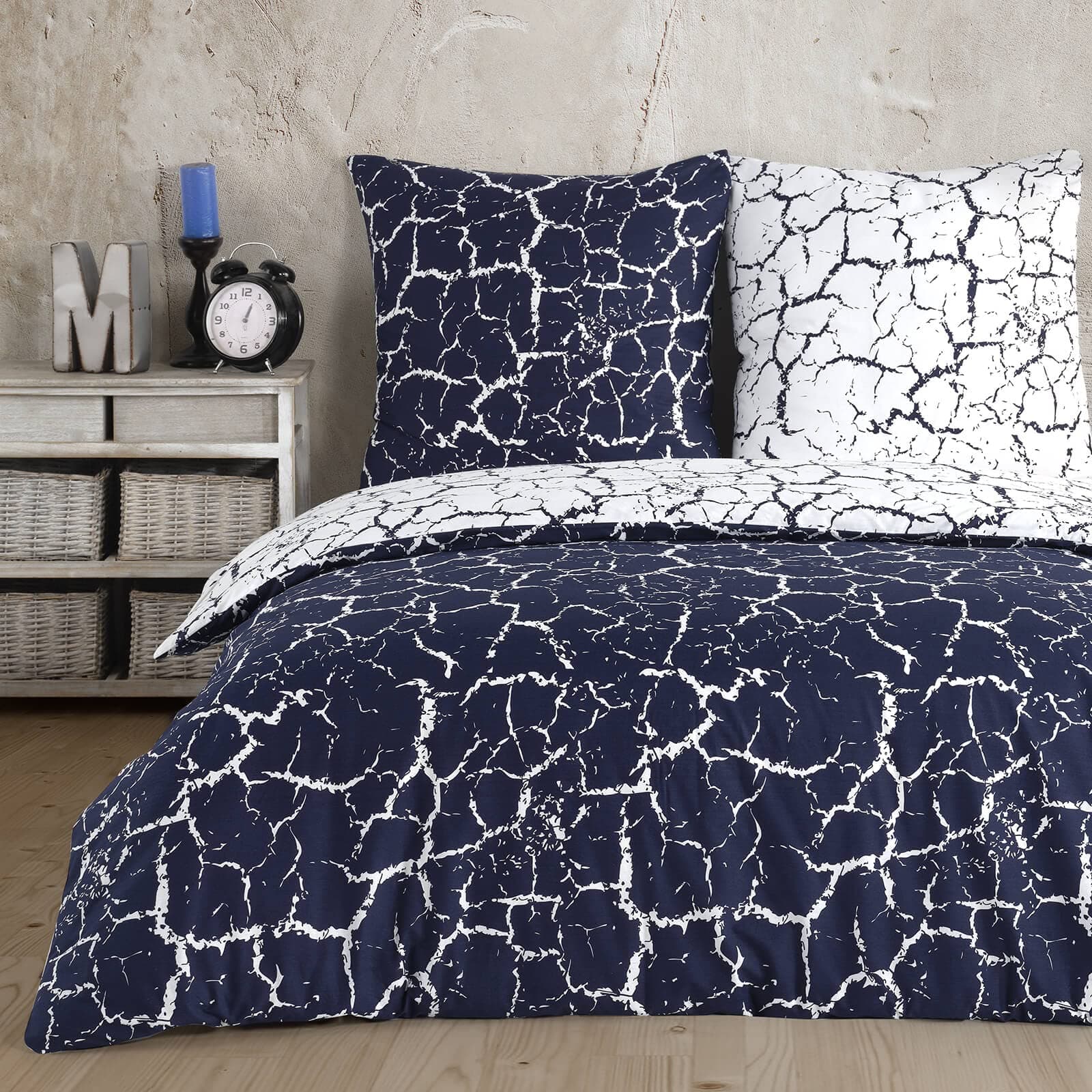 🛏️ Buymax® Bettwäsche 135x200 100% Baumwolle 2-Teilig Bettbezug - Bettwäsche-Sets 135 x 200cm mit 1 mal Kissenbezug 80x80cm