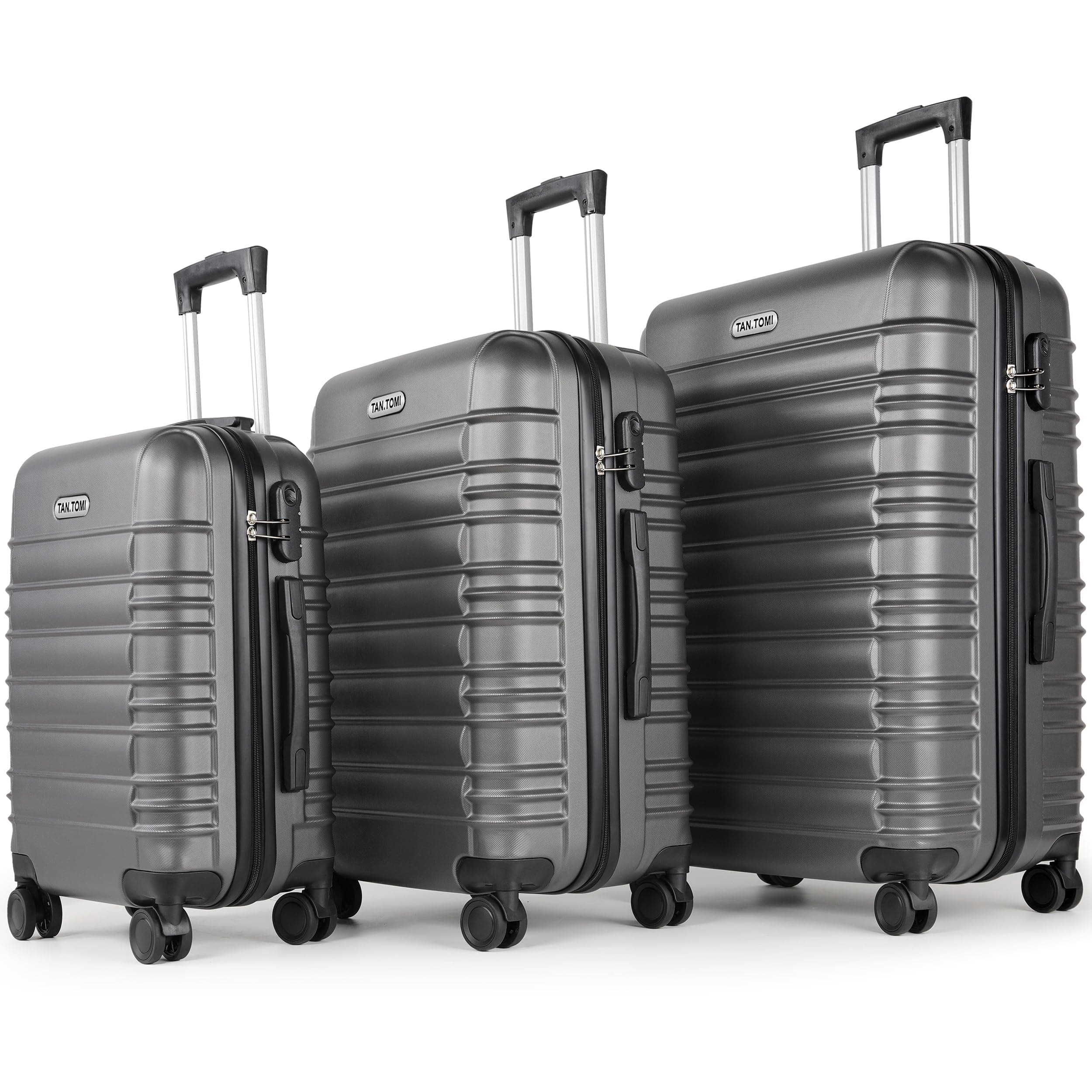 🧳 MoFut Koffer Set 3-Teilig Hartschale | Leicht ABS-Reisekoffer Set mit 360°-Spinner-Rollen 🌍