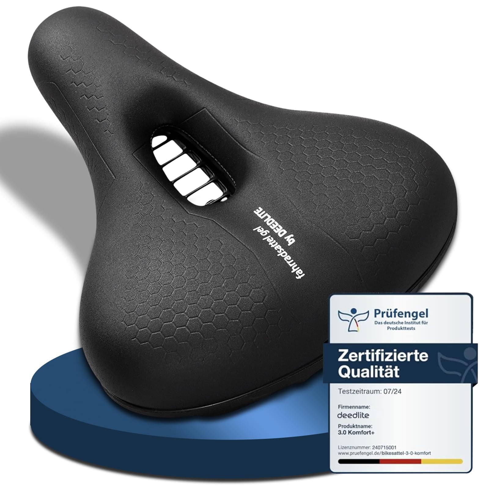 Fahrradsattel Cloud Comfort Pro Max Sattel 🚴‍♂️ - Endlich Schmerzfrei Radfahren Bequem Weich Memory Schaum Radsattel